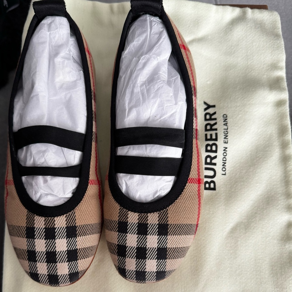 Kids Burberry ballerina flats